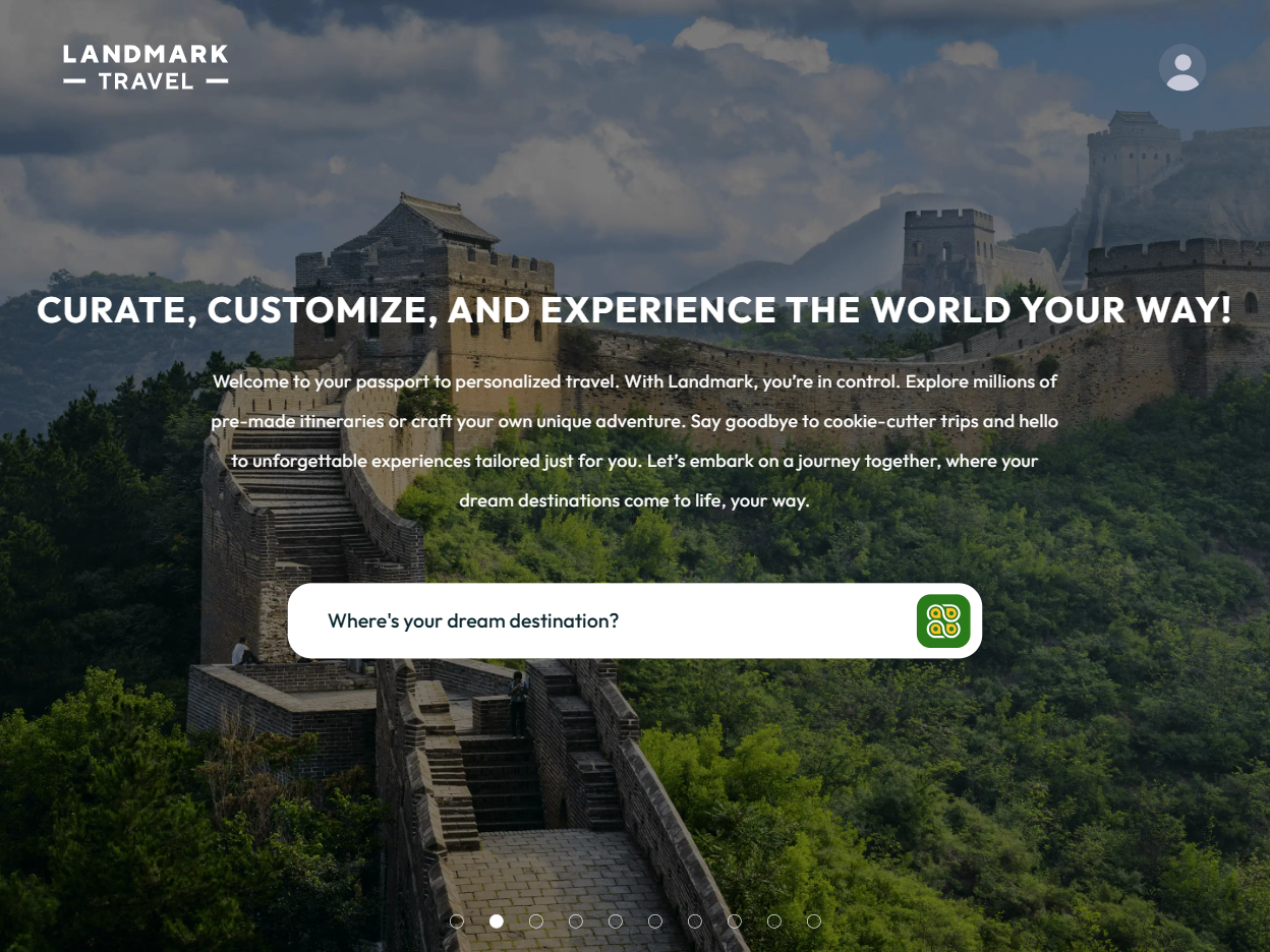 Landmark Travels Desktop